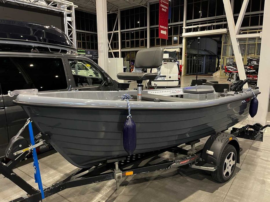 Łódź łódka wiosłowa wędkarska POLPORT 440 NOWOŚĆ 2026