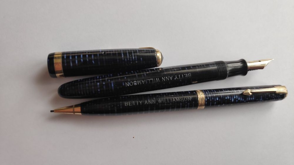 Pióro wieczne Parker Vacumatic zestaw pudełko