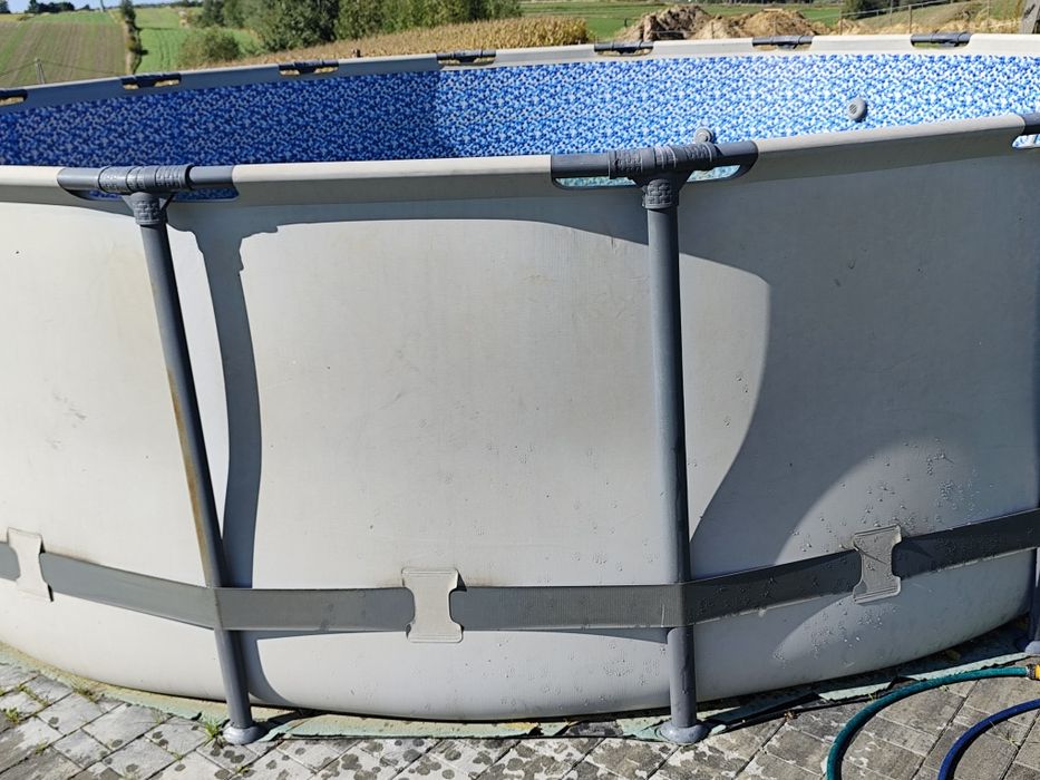 Basen stelażowy średnica 4.88m głebokość 1.22m Bestway Steel Pro MAX