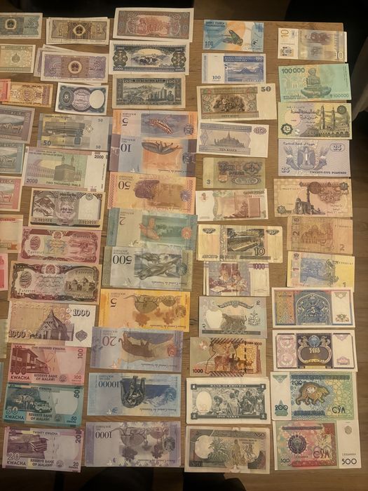 Banknoty świata mix