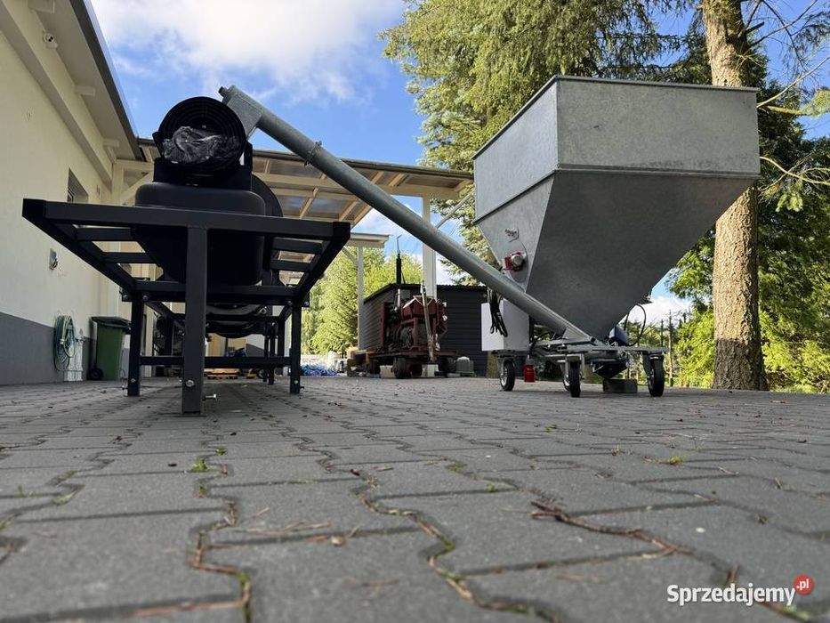 Suszarnia bebnowa do lisci ziół trocin