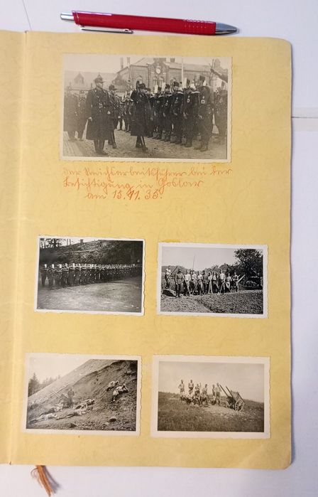 Militaria de Trincheira Album Honorário de Fotos RAD 1935/36