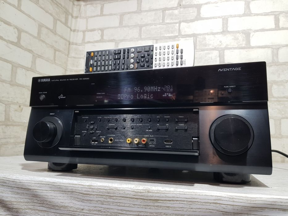 9.2 AV ресивер YAMAHA RX-A 2020,*9x220 Вт, 4К, HDMI, USB, ARC, 3D. б/у