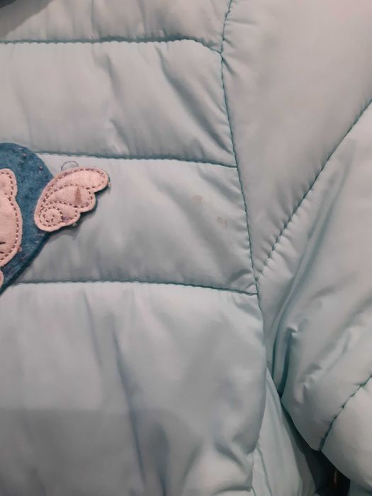 Zestaw kurtek- przejściowa i zimowa - 2 sztuki. Rozm. 128