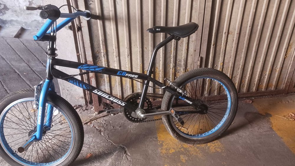 Bicicleta BMX20 freestyle SUNCROSS Imp. azul