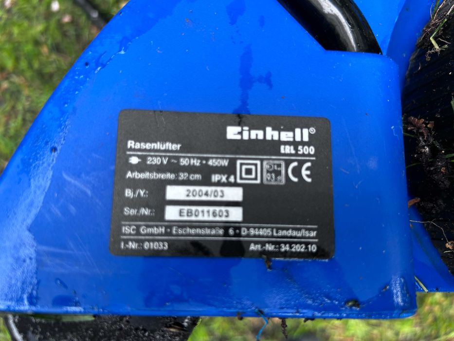 Aerator elektryczny Einhell Erl 500