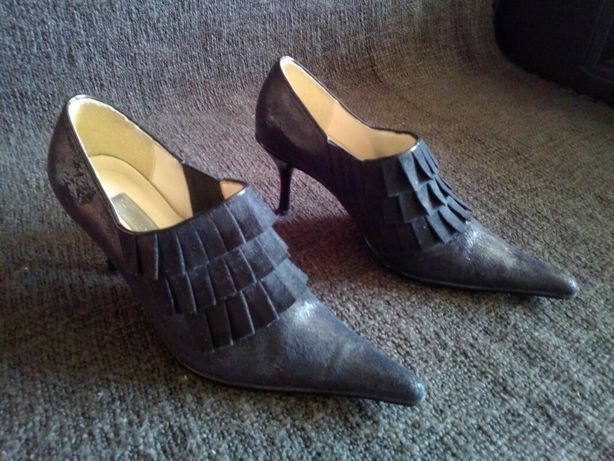 Жіночі замшеві туфлі