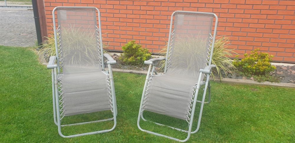 Leżaki ogrodowe 2 sztuki