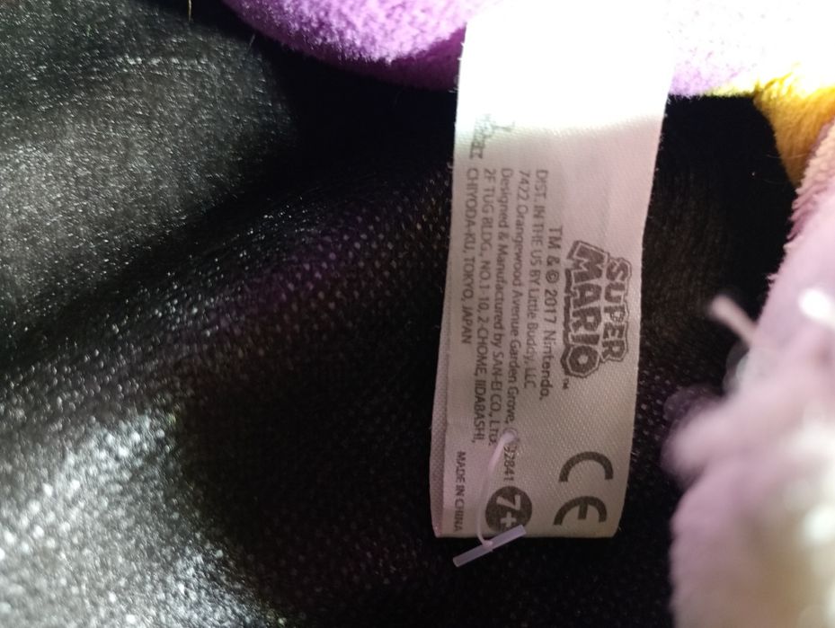 М'яка іграшка,Wario (Варіо) Super Mario від Nintendo