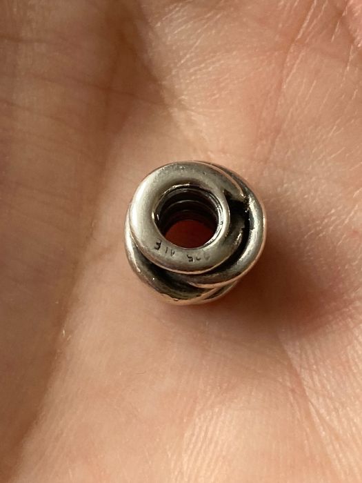 Pandora charms srebro i złoto