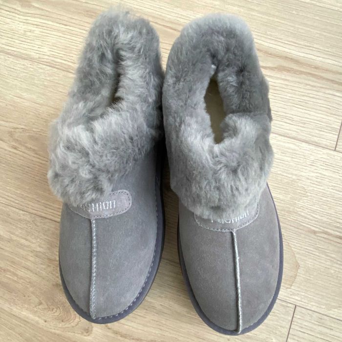 Жіночі уггі Hengji, натуральна замша, сірі, різні розміри, маломірять