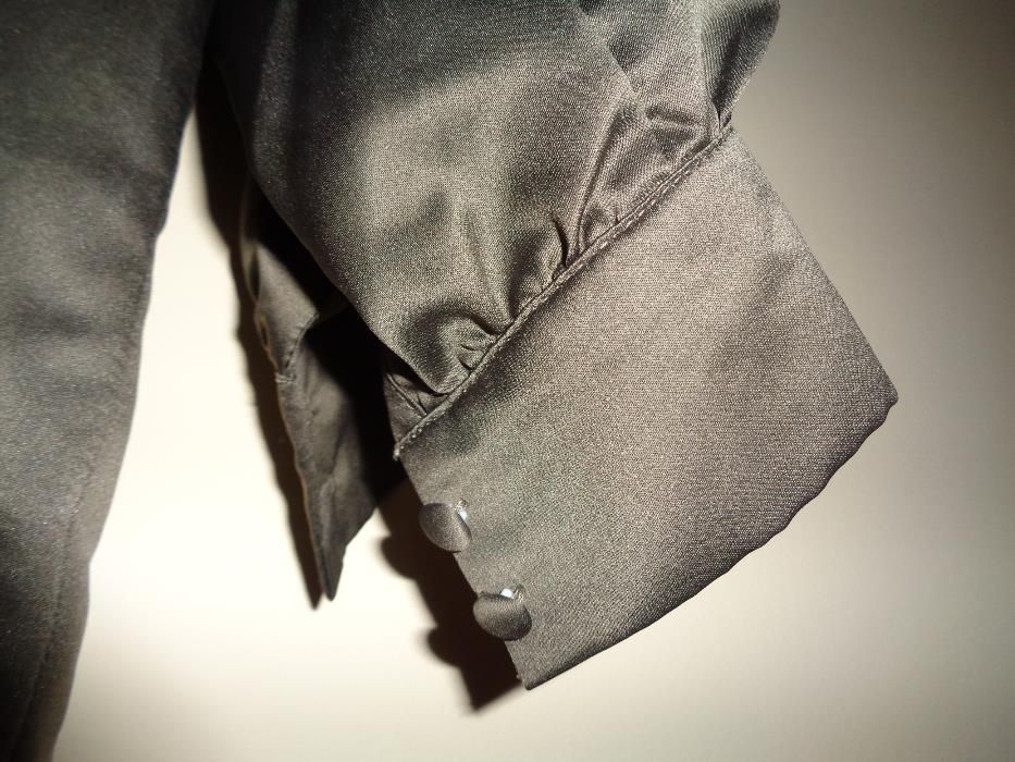 PRONTO MODA by ELLOS modna długa bluzka tunika brąz khaki oliwkowa róża