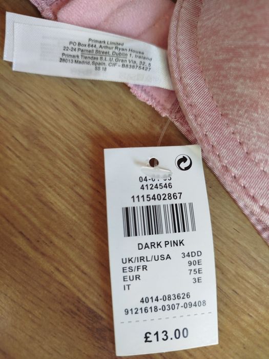 Nowy biustonosz Primark 75E 75D BRA