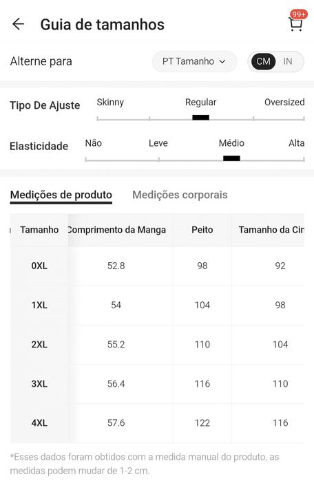 Camisola confortável