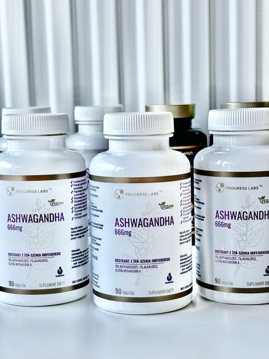 Progress Labs ASHWAGANDHA EXTRACT 666 mg | 90 капсул | Ашваганда 9%