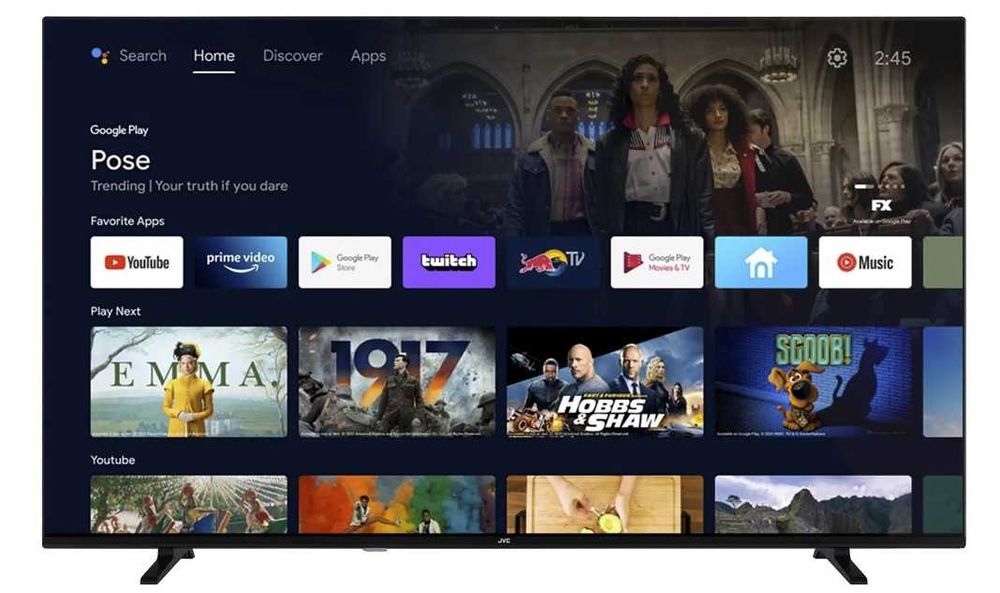 Telewizor JVC LT-55VAQ330P  QLED UHD Smart Tv Android TV HDMI 2.1