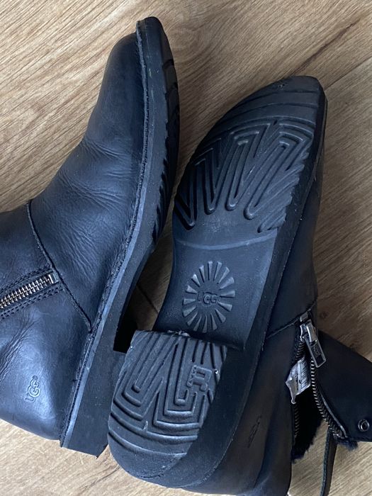 Ugg welna buty botki 38 damskie czarne