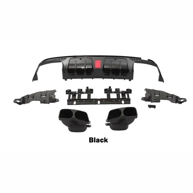 Диффузор заднего бампера Mercedes W205 C205 Coupe brabus