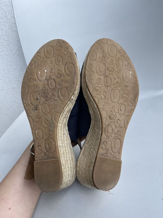 Espadryle/sandały na koturnie damskie S.Oliver Soft Foam 37