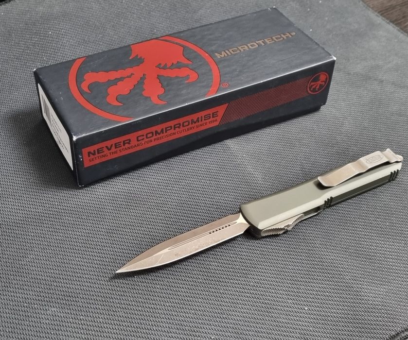 Nóż Microtech Ultratech Green Bronzed Apocalyptic