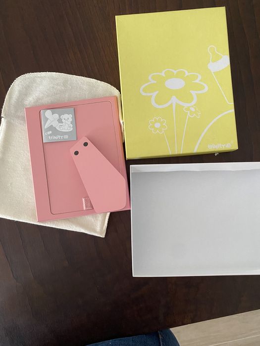 Moldura infantil prata Nova