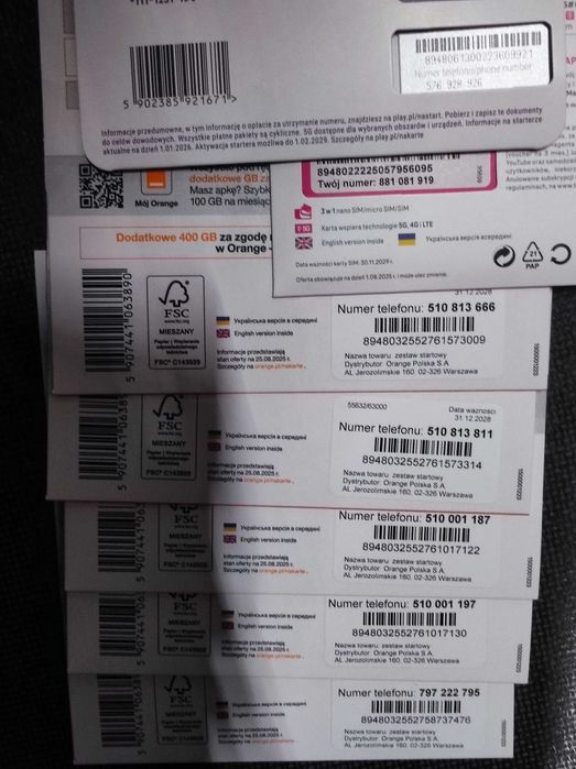 Złote numery telefonów