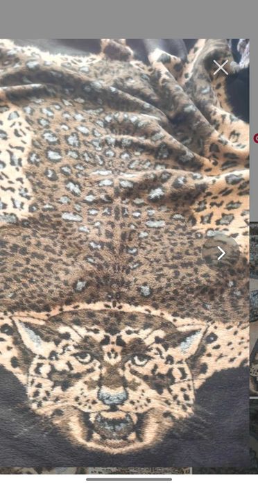 Cobertores felpudo leopardo