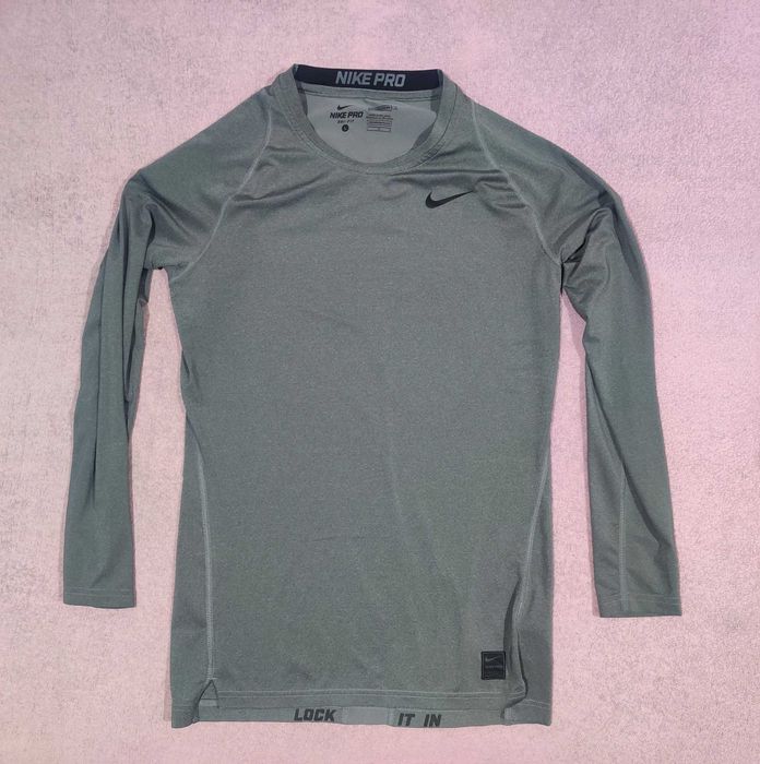 Nike Pro dri -fit compression bluza koszulka oryginalna nowa okazja L męska szara