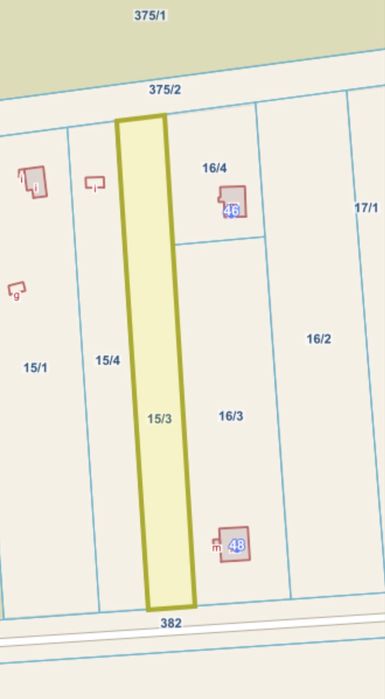 Działka budowlana, 2650m2, dojazd z dwóch stron