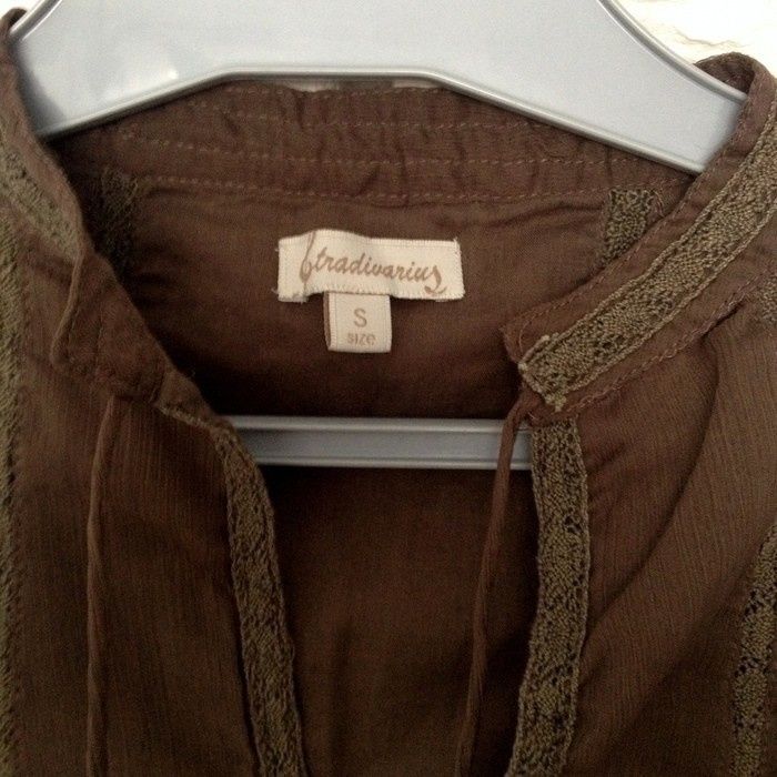 Bluzka dekold halter Stradivarius S/M