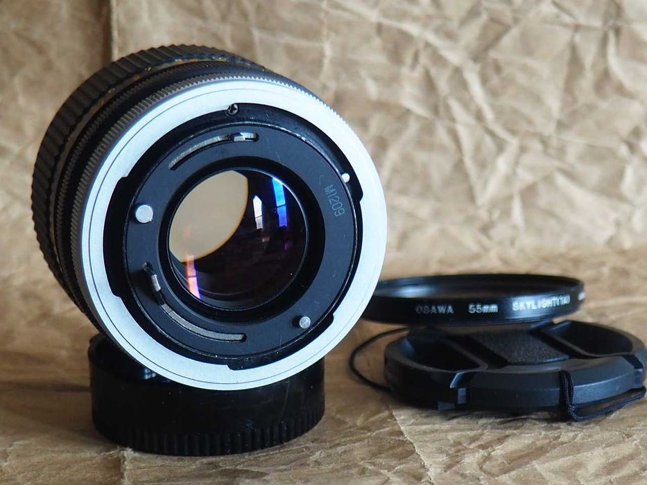 Obiektyw Canon FD 100mm f2.8 ”Silver Ring”.