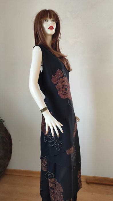 Vestido novo de manga cava- veste do M ao XL