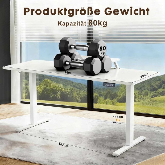 Mesa escritório elevatória eletrica - Standing desk