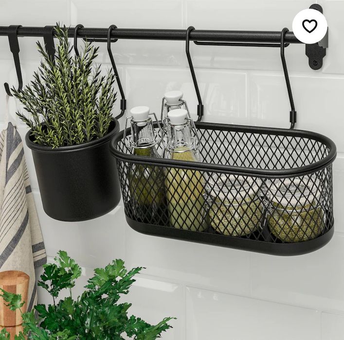 Szyna kuchenna z haczykami ikea