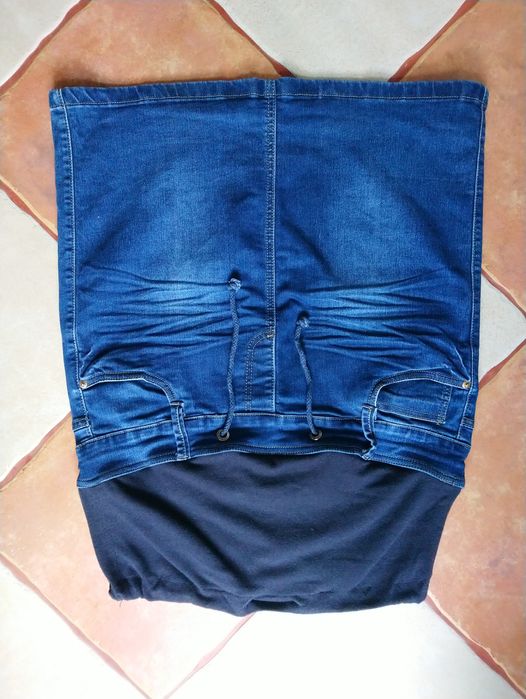 Для вагітних джинсова спідниця L розмір