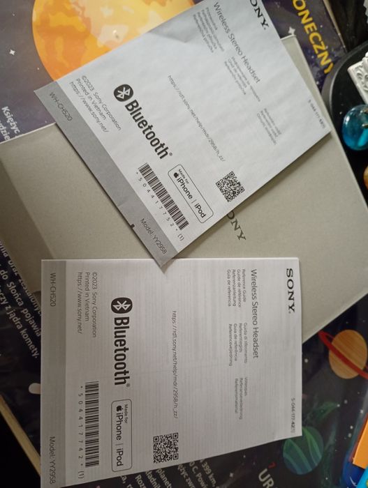 Słuchawki Sony bezprzewodowe