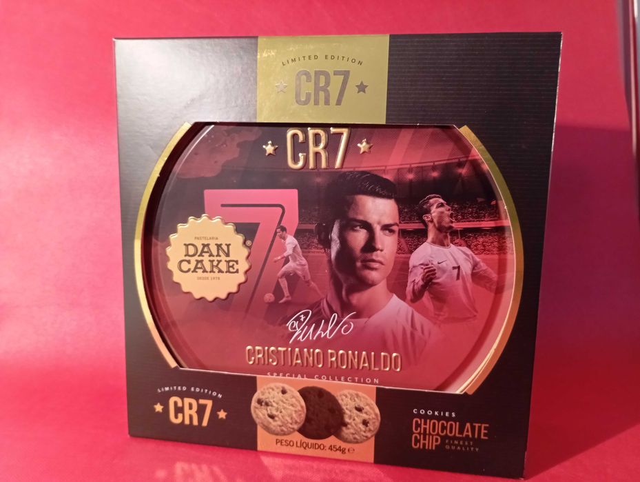Lata dan Cake  de coleção CR7