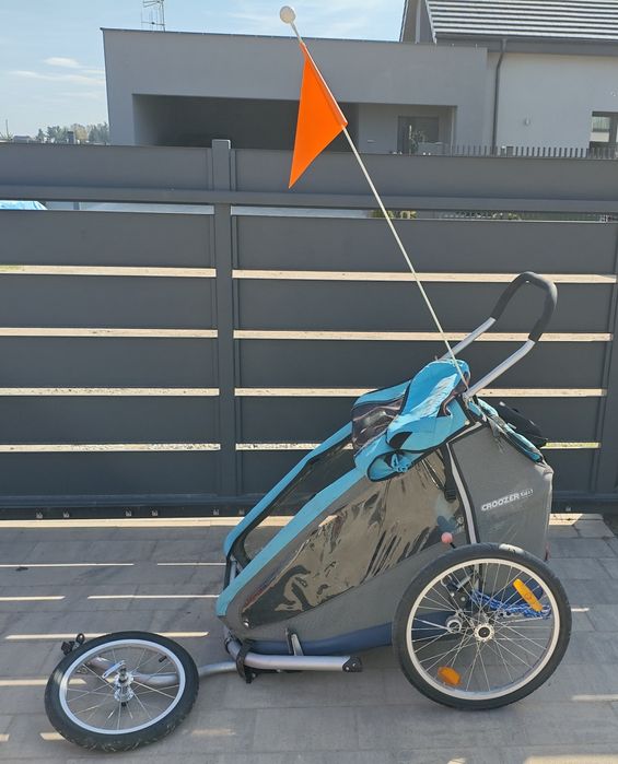 Przyczepka rowerowa Croozer Kid – 2w1 (rower + spacerówka)