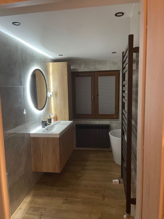 Domek na wynajem całoroczny jakuzzi jezioro las