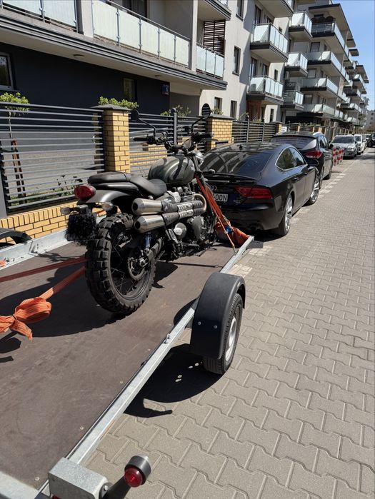 Wynajem / Wypożyczalnia Przyczep do Motocykli i Quadów / PLATFORMA „MOTOnaHAK”