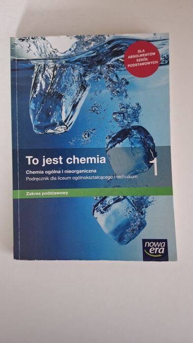 To jest chemia 1 podręcznik używany zakres podstawowy