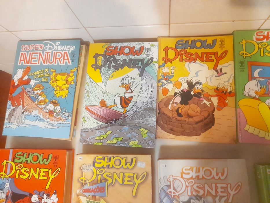 Conjunto de 15 Livros Banda Desenhada Disney Antigos