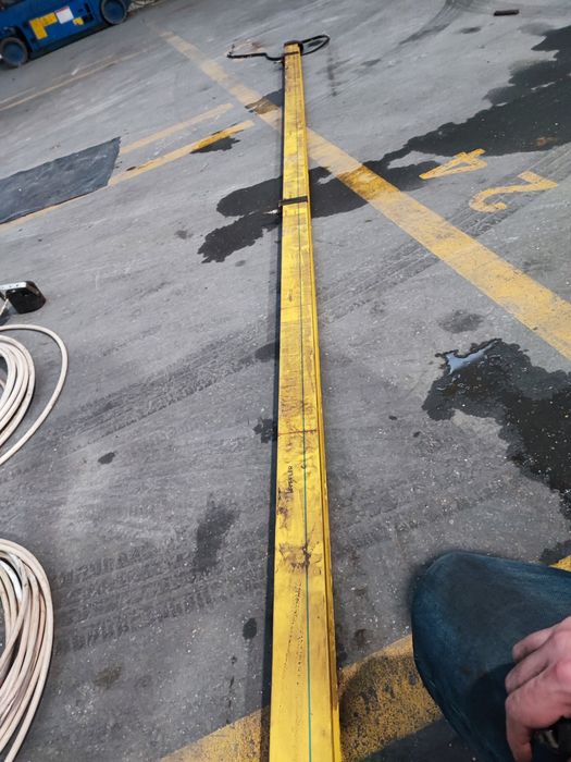 Calha alimentação ponte rolante