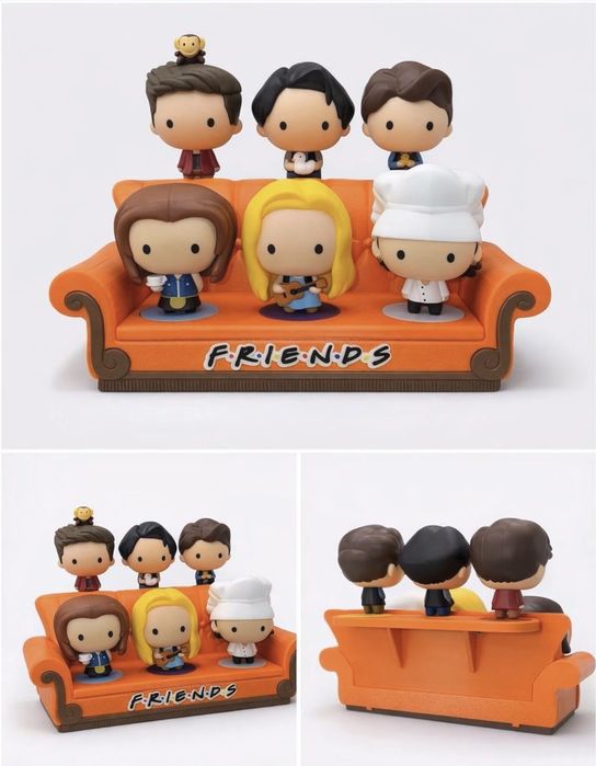 Stojak Kanapa Friends na figurki McDonald's Kolekcjonerski Stand Półka