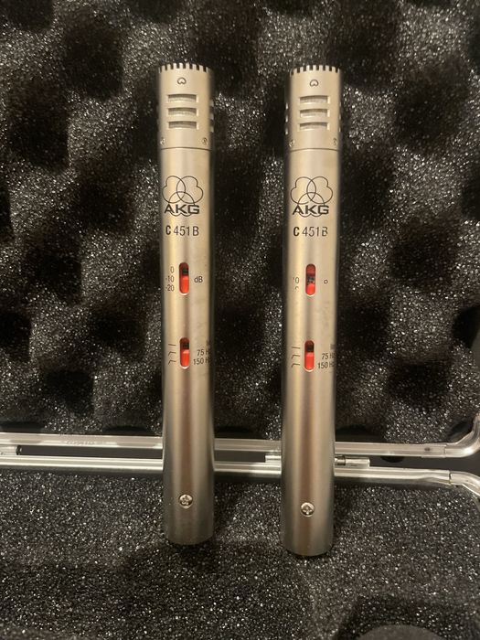 AKG C451 B/ST - Stereo Set - Como Novo