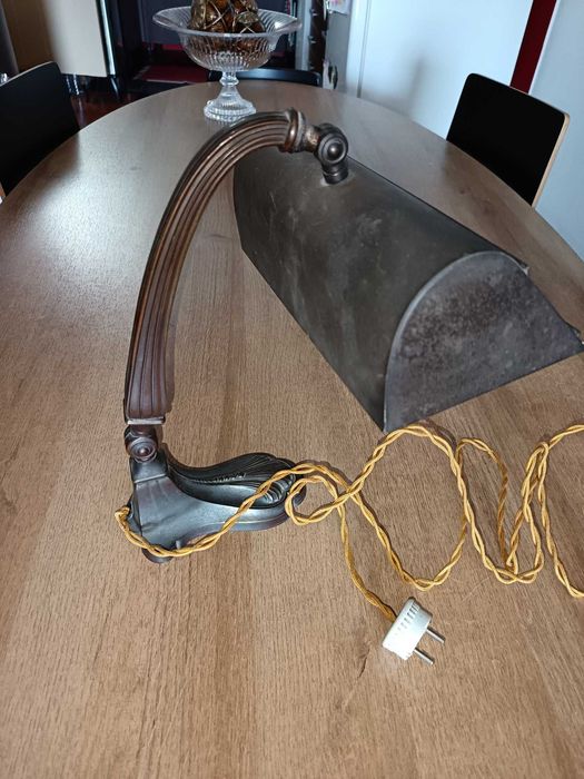 Candeeiro de Banqueiro ou de Piano - Art Déco - Anos 20 - Funcional e Original