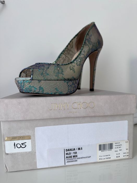 Jimmy Choo, 38,5,  2 razy ubrane