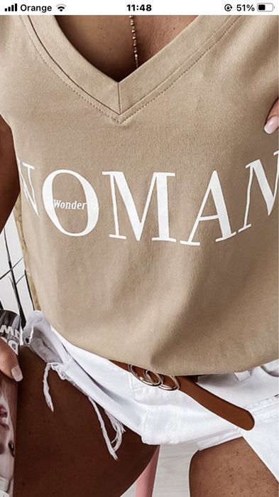 Casaulowy tshirt  damski  roz.uniwersalny  bez!