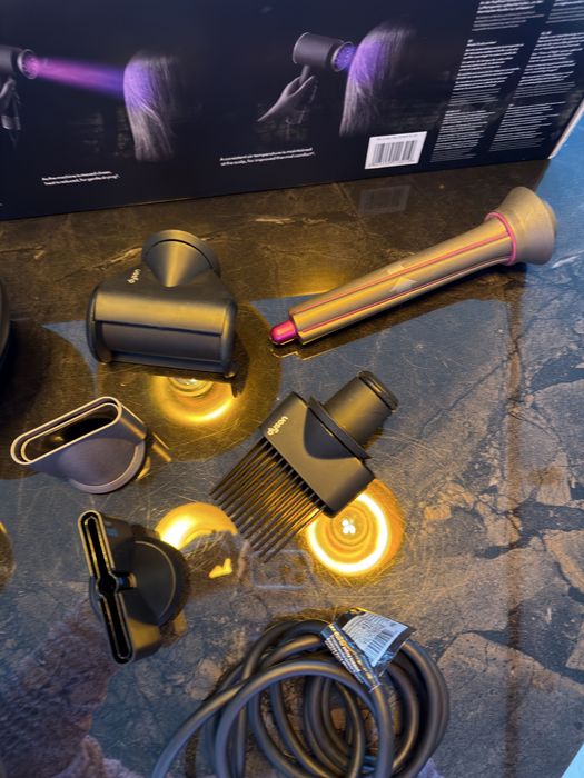 Dyson Supersonic Nural – Zestaw końcówek + końcówka do fal | Stan BDB