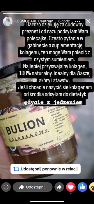 Bulion kolagenowy domowy 5x540ml